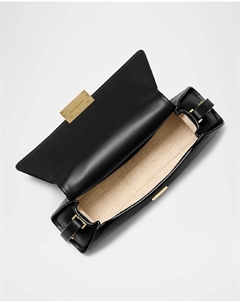 Кожаная сумка-трансформер Ludlow среднего размера через плечо, черный Michael michael kors