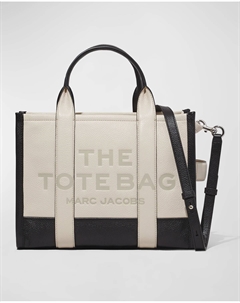 Кожаная большая сумка среднего размера с цветными блоками, цвет Ivory Multi Marc jacobs