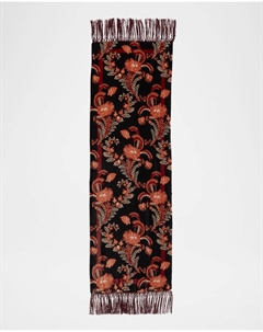 Двухцветный шарф Orfeo из смеси шелка и кашемира, цвет Print On Black Base Etro