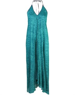 Hansine платье с вырезом халтер один размер зеленый Hansine