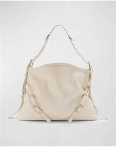 Сумка Voyou среднего размера с пряжкой из мятой кожи Givenchy