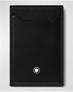 Мужской кожаный карманный визитница Meisterstück, цвет Black Montblanc