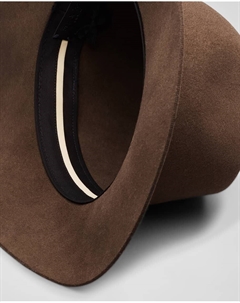 Шерстяная фетровая шляпа с кожаным ремешком Rag & bone