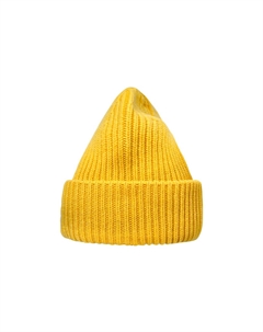 Шапка с логотипом, желтая Moncler