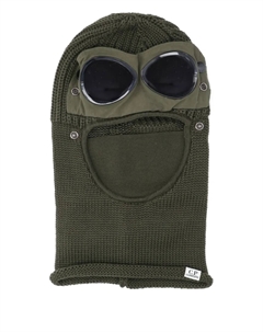 Балаклава с защитными очками, зеленый C.p. company