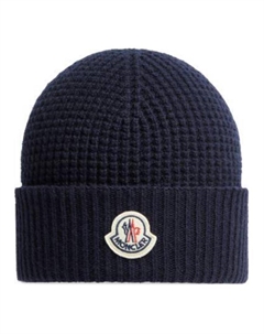 Шапка Logo appliqué Beanie Moncler
