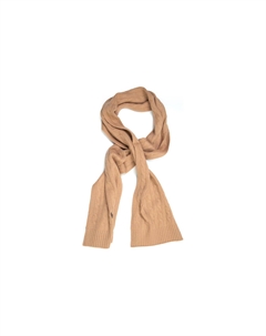 Вязаный шарф мужской коричневый Polo ralph lauren