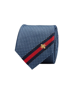 Шелковый галстук мужской светло-голубой Gucci