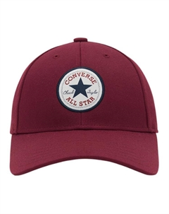 Бейсболка Unisex Burgundy из полиэстера Converse