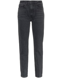 Jordache прямые джинсы в винтажном стиле с завышенной талией 30 серый Jordache