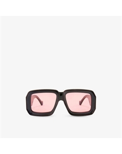 Солнцезащитные очки x Paula's Ibiza Dive In Mask в квадратной оправе из ацетата ацетата, черный Loewe