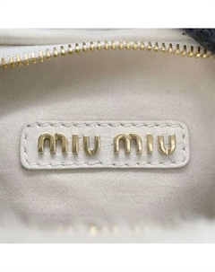 Wander Series Сумка через плечо из овчины, кроссбоди, женская сумка белый Miu miu