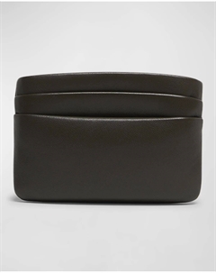 Визитница YSL на молнии из кожи слонж, цвет Light Musk Saint laurent