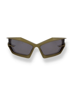 Солнечные очки с прямоугольной оправой, зеленые Givenchy