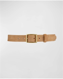 Замшевый ремень-бойфренд, светло-коричневый Rag & bone