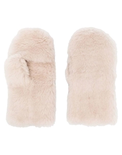 Варежки из овчины, нейтральный Yves salomon