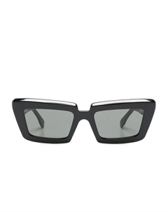 Солнцезащитные очки Coccodrillo в прямоугольной оправе, черный Retrosuperfuture