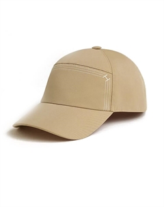 Хлопковая бейсболка унисекс коричневый HERMES Hermès