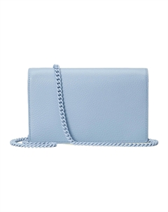 Сумка GG Marmont Кожаная Цепь Плечевая Кроссбоди Мини Женская Светло-Голубая Gucci