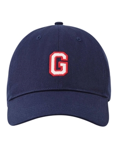 Хлопковая бейсболка мужская морская синяя Gap