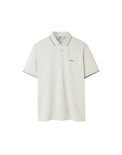 Футболка поло мужская, охлаждающая/антибактериальная/противоклещевая, серо-зеленая 83 Hla