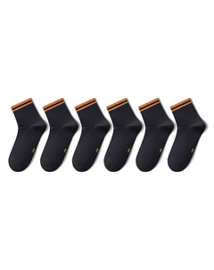 Мужские носки до середины икры 6 пар, темно-серый/темно-серый/светло-серый/светло-серый/темно-синий/темно-синий Hla