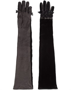 Dsquared2 длинные декорированные перчатки 6 5 черный Dsquared2