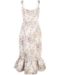 Markarian платье ginerva с цветочным принтом белый Markarian