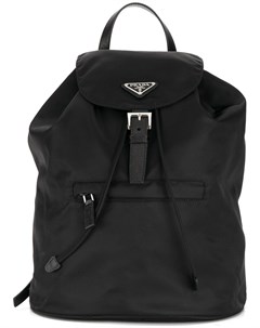 Prada рюкзак с логотипом один размер черный Prada
