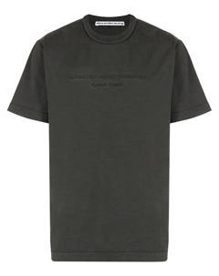 Футболка с круглым вырезом и вышитым логотипом, серый Alexander wang