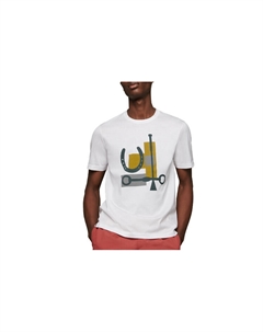 Футболка мужская белая Hermes, белый Hermès