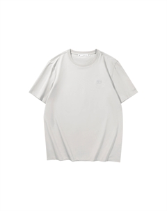 Футболка мужская, влаговпитывающая, с защитой от ультрафиолета 40, антибактериальная 3A, светло-серый 1C Hla