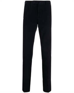 Вельветовые брюки прямого кроя, синий Incotex