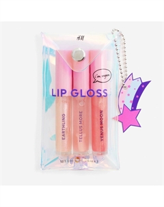 Набор мини-блесков для губ, 3 штуки, оттенок Earthling H&m