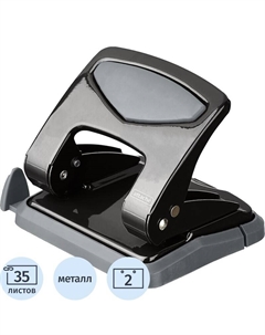 Дырокол до 35 листов черный Attache