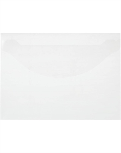 Папка с клапаном 330x240 мм прозрачная 180 мкм (10 штук в упаковке) Attache