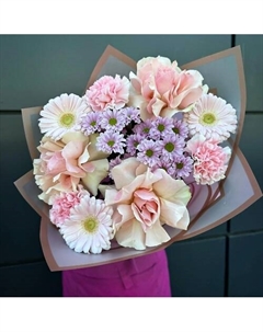 Букет французские розы и герберы Dari цветы