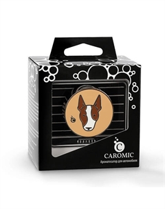 Ароматизатор для автомобиля Медальон Бультерьер 10 Caromic