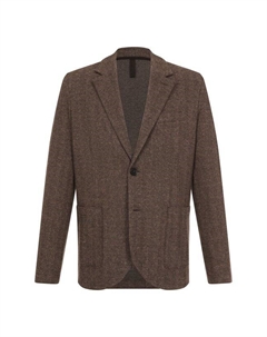 Пиджак из шерсти и хлопка Harris wharf london