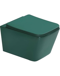 Унитаз SL-5007G подвесной Зеленый матовый с сиденьем Микролифт Santiline