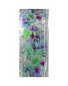 Панно Crush Motion 63394 Винил на флизелине (0,7*2,7) Серый/Разноцветный, Цветы Marburg