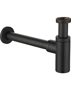 Сифон для раковины 958LNO Черный матовый Remer