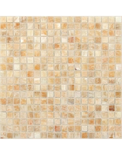 Мозаика Pietrine 7 мм Onice beige POL 30,5x30,5 см Caramelle mosaic
