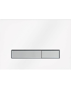 Клавиша смыва Vitrum Grande V1 SPP/126/0/K Белая глянцевая Сатин Kk pol