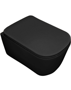 Унитаз Tribeca 511431 подвесной Черный матовый без сиденья Kerasan