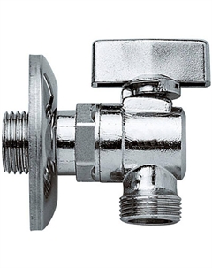 Запорный вентиль 2611212 для стиральной машины Хром Remer