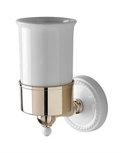 Стакан для зубных щеток Dorothy DOR403OT Светлое золото Белый Devon&devon