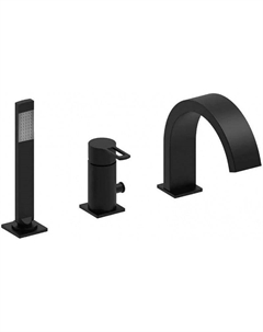 Смеситель на борт ванны Ringo RIN040LNO Черный матовый Paffoni