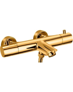 Смеситель для ванны Light LIQ022HGSP Золото медовое брашированное Paffoni