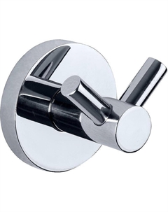 Двойной крючок Niza 16852.B Глянцевая нержавеющая сталь Nofer